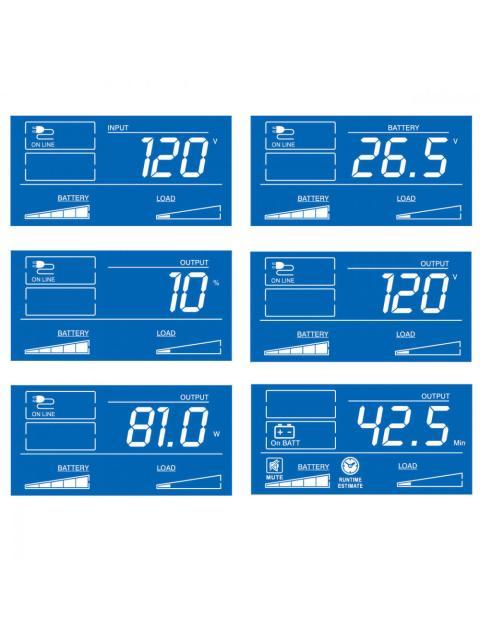 NO BREAK TRIPP LITE BY EATON SMART1300LCDT LINEA INTERACTIVA 720W 1.300VA ENTRADA 120V SALIDA 120V 8 SALIDAS