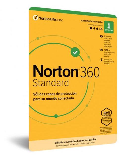 NORTON 360 STANDARD INTERNET SEC 1L 1A