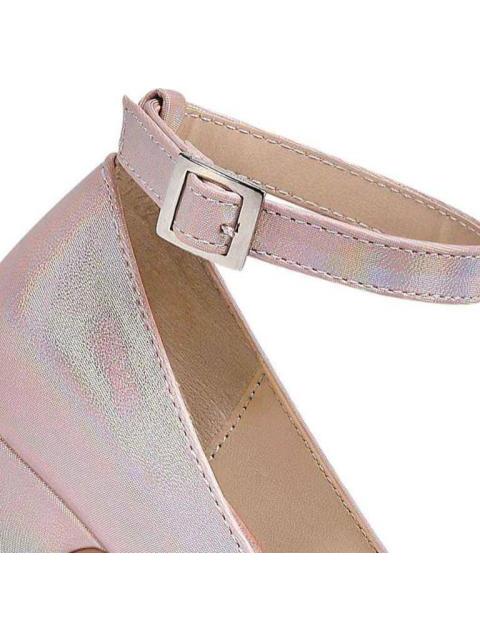 ZAPATILLA METALICA MOÑO ROSA VIVIS SHOES KIDS