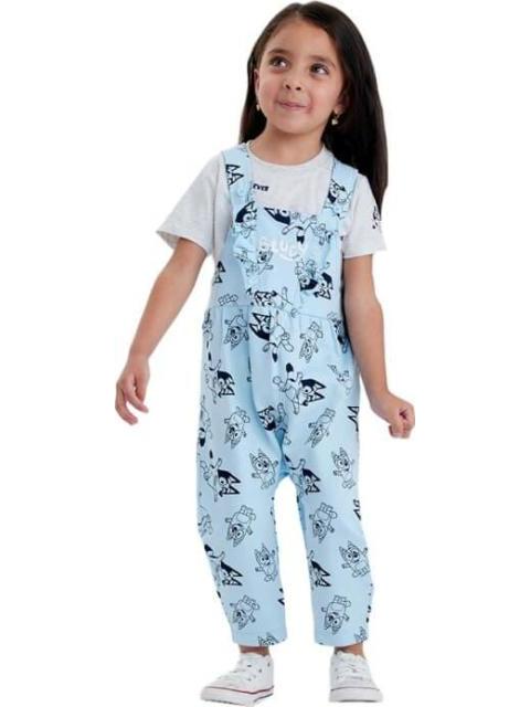 OVEROL ESTAMPADO APLICACIONES AZUL BLUEY