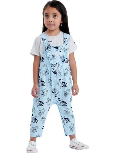OVEROL ESTAMPADO APLICACIONES AZUL BLUEY