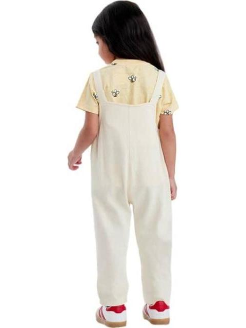 OVEROL ESTAMPADO APLICACIONES BEIGE WINNIE THE POOH