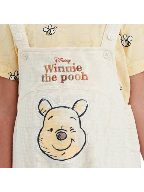 OVEROL ESTAMPADO APLICACIONES BEIGE WINNIE THE POOH