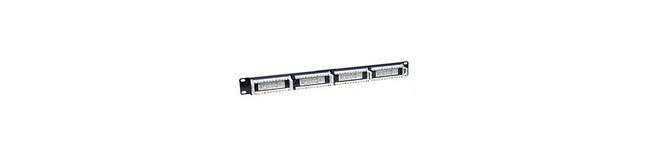 INTELLINET PANEL DE PARCHEO CAT5E 24 PUERTOS RJ-45 1U NEGRO