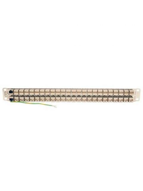 TRIPP LITE PANEL DE PARCHEO CAT6 48 PUERTOS RJ-45 1U PLATA