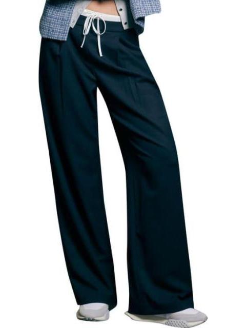 PANTALON ANCHO AZUL MARINO HOLLY LAND