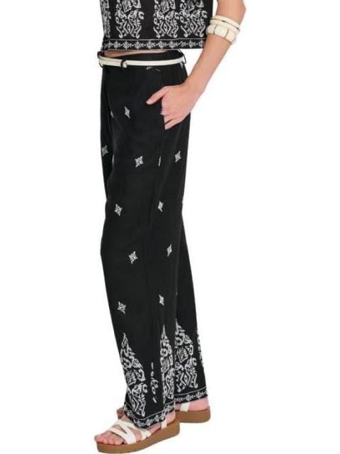 PANTALON BORDADO NEGRO HOLLY LAND