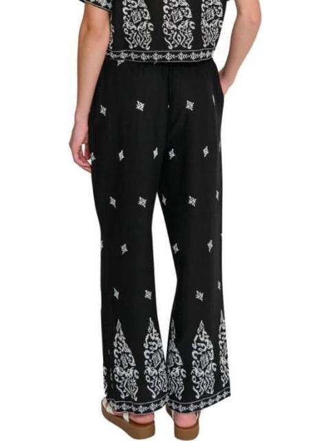 PANTALON BORDADO NEGRO HOLLY LAND