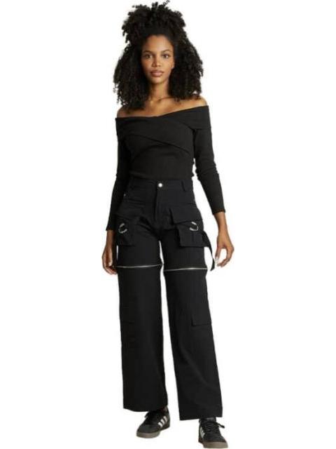 PANTALON CINTURA ALTA NEGRO HOLLY LAND
