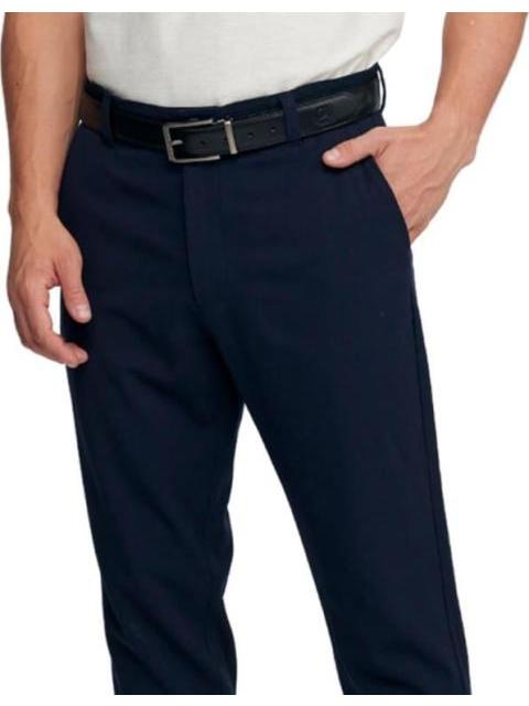 PANTALON CINTURA REGULAR CORTE SKINNY AZUL MARINO D.E.E.P SELECTION