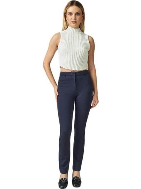 PANTALON DE VESTIR STRETCH AZUL MARINO HOLLY LAND