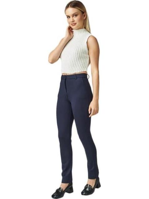 PANTALON DE VESTIR STRETCH AZUL MARINO HOLLY LAND