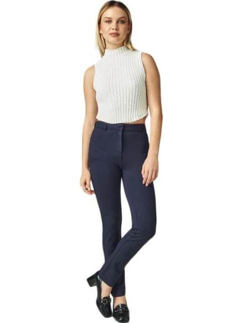 PANTALON DE VESTIR STRETCH AZUL MARINO HOLLY LAND