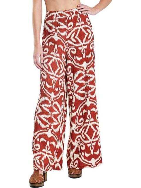 PANTALON ESTAMPADO ROJO LADRILLO HOLLY LAND