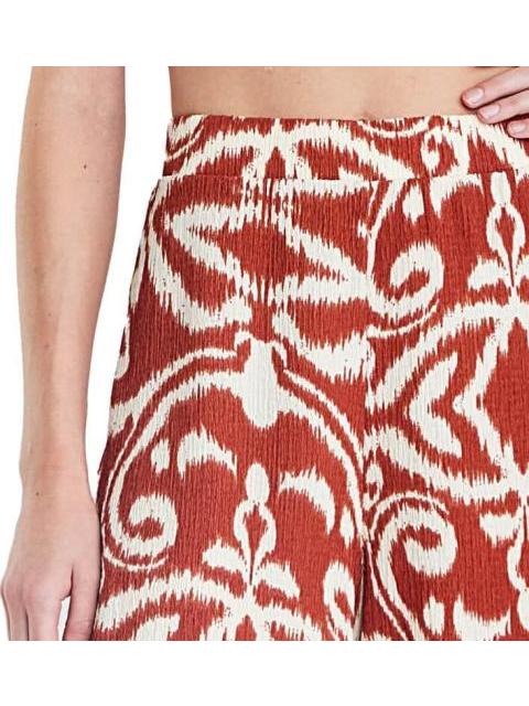 PANTALON ESTAMPADO ROJO LADRILLO HOLLY LAND