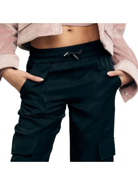 PANTALON RECTO CINTURA ALTA NEGRO HOLLY LAND