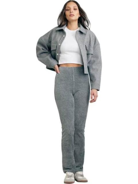 PANTALON RECTO GRIS HOLLY LAND