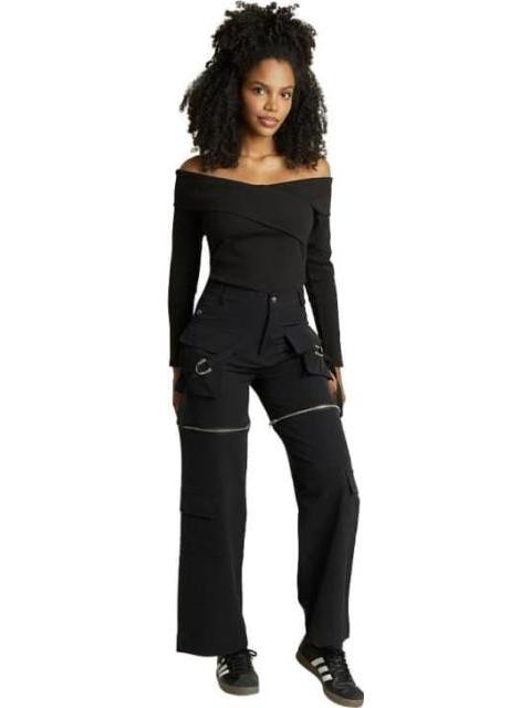PANTALON CINTURA ALTA NEGRO HOLLY LAND