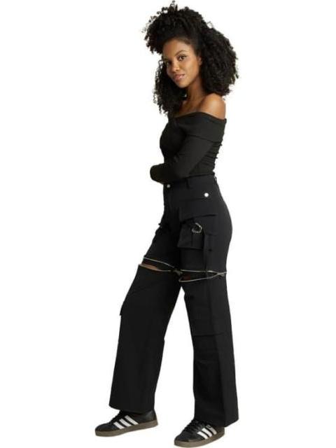 PANTALON CINTURA ALTA NEGRO HOLLY LAND