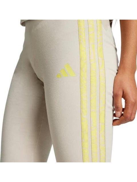 PANTS W AOP FLARE LEG BEIGE ADIDAS
