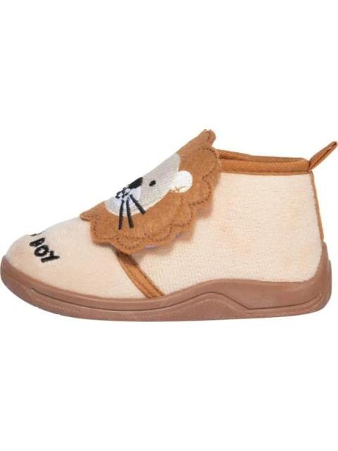 PANTUFLA BOTIN LEON CAMEL SCHATZ KIDS