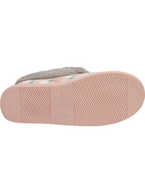 PANTUFLA DE PELUCHE ROSA SHOSH CONFORT