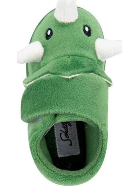 PANTUFLA DINOSAURIO VELCRO VERDE SCHATZ KIDS