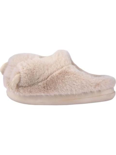 PANTUFLA GARRA PELUCHE BEIGE LOVE TO LOUNGE