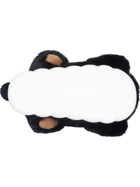 PANTUFLA PELUCHE PERRO NEGRO SCHATZ KIDS