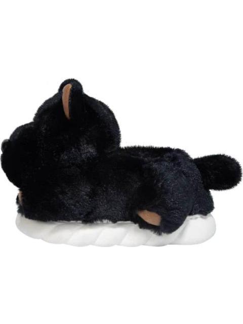 PANTUFLA PELUCHE PERRO NEGRO SCHATZ KIDS
