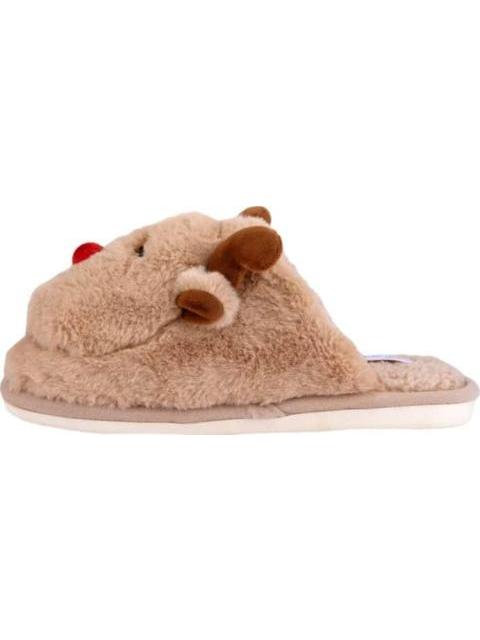 PANTUFLA RENO PELUCHE CAMEL LOVE TO LOUNGE