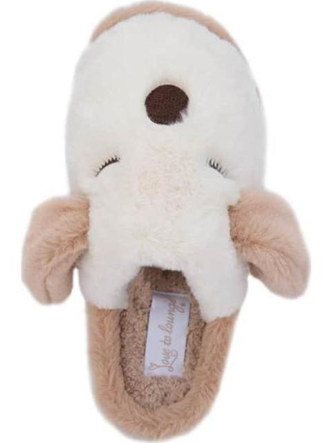 PANTUFLA PERRO BEIGE LOVE TO LOUNGE