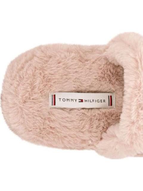 PANTUFLA TH COMFORT HOME SLIPPER BEIGE TOMMY HILFIGER