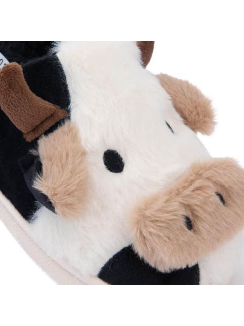 PANTUFLA VACA BLANCO/NEGRO LOVE TO LOUNGE