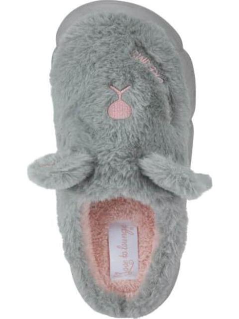PANTUFLA ZUECA RATON GRIS LOVE TO LOUNGE