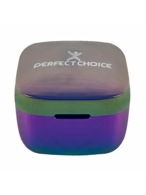 PERFECT CHOICE AUDIFONOS INTRAURICULARES CON MICROFONO TWS MINI PEARL INALAMBRICO BLUETOOTH USB-C AZUL