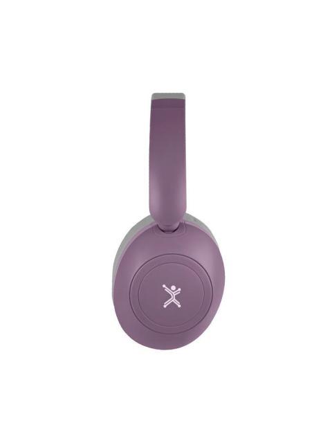 PERFECT CHOICE AUDIFONOS SOUNDIA BLUETOOTH INALAMBRICO USB-C MORADO