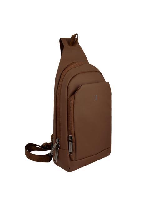 PERFECT CHOICE BOLSO CRUZADO DE POLIESTER PC-085027 19 X 13 X 28.8 CM AVELLANA