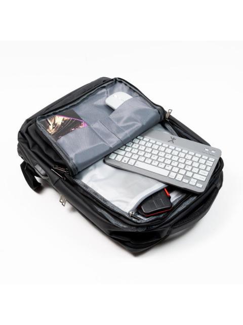 PERFECT CHOICE MOCHILA DE POLIESTER NEBLUM PARA LAPTOP 17 NEGRO