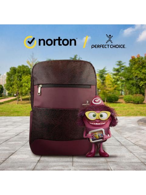 PERFECT CHOICE MOCHILA DE POLIESTER PHENIX PARA LAPTOP 17 TINTO