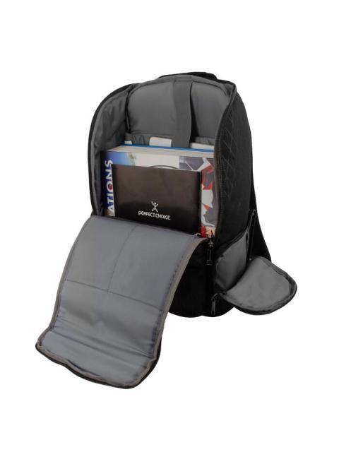 PERFECT CHOICE MOCHILA DE POLIESTER VILUX PARA LAPTOP 17 NEGRO
