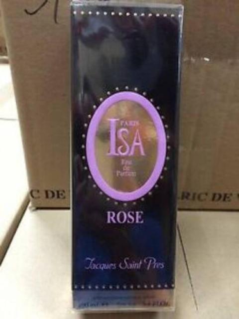 PERFUME ISA ROSE 100 ML ORIGINAL Y SELLADO UNIDAD DE PRENSA JACQUES SAINT VOLUMEN 100 ML