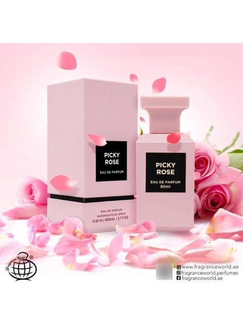 PICKY ROSE BY FRAGRANCE WORLD EAU DE PARFUM 80 ML UNISEX