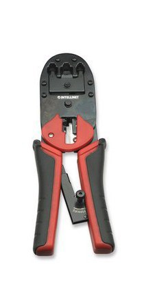 INTELLINET PINZA CRIMPADORA PARA PLUG MODULAR RJ-45-RJ-12-RJ-11