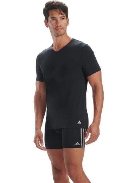 PLAYERA 3PK CREW NECK T-SHIRT NEGRO ADIDAS UNDERWEAR