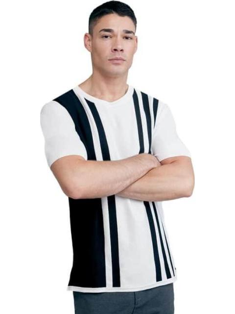 PLAYERA CABALLERO BLANCO/NEGRO D.E.E.P SELECTION
