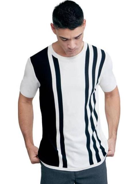 PLAYERA CABALLERO BLANCO/NEGRO D.E.E.P SELECTION
