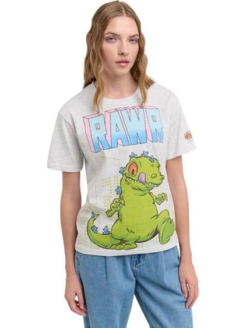 PLAYERA DAMA GRIS RUGRATS