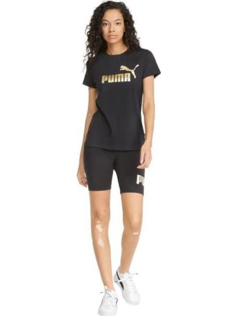 PLAYERA ESS METALLIC LOGO TEE NEGRO PUMA