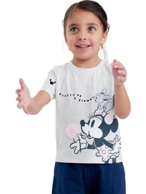 PLAYERA ESTAMPADA APLICACIONES AVENA MINNIE MOUSE
